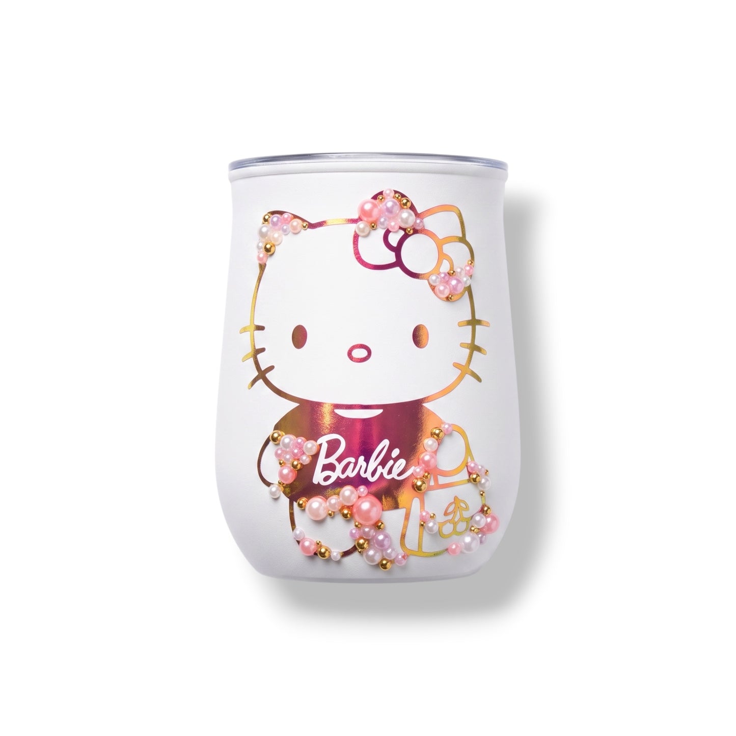 Gobelet blanc chat