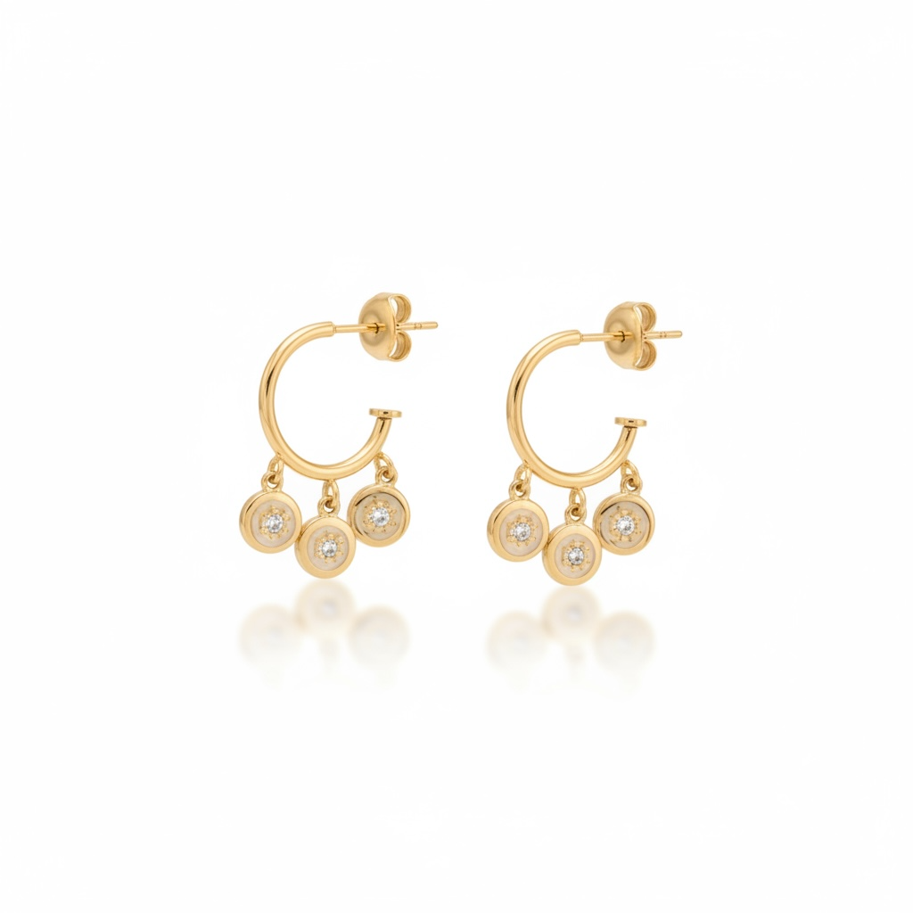 Les boucles d’oreilles en acier inoxydable