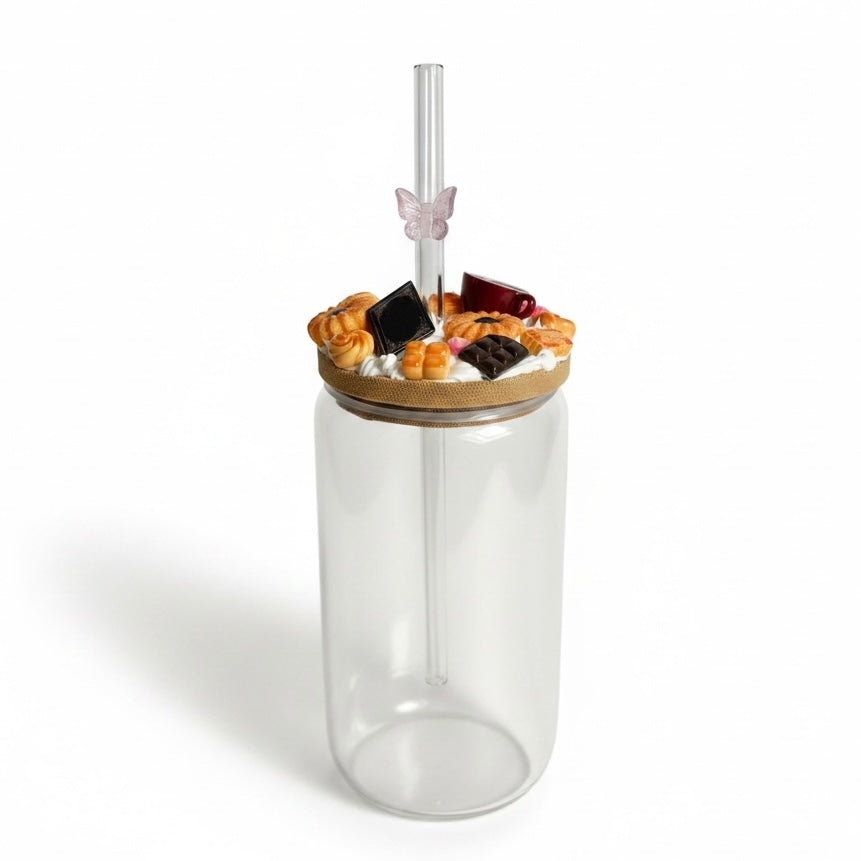 Canette verre effet chantilly