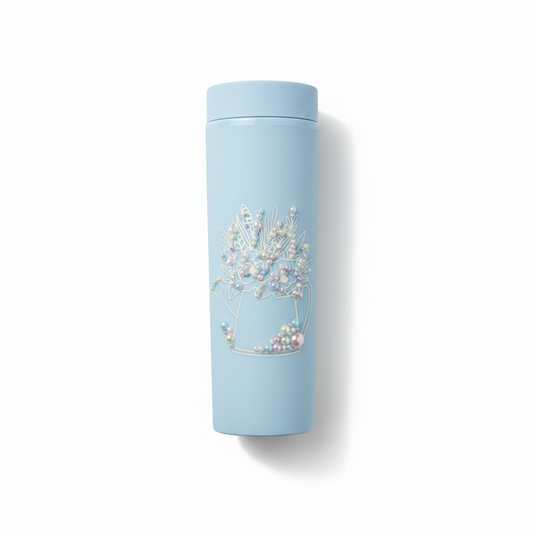 Gobelet bleu arrosoir