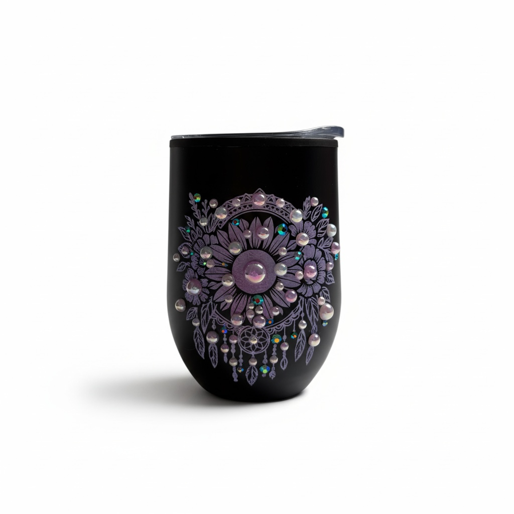 Gobelet noir attrape rêve