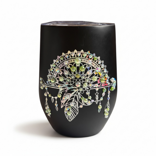 Gobelet noir et vert