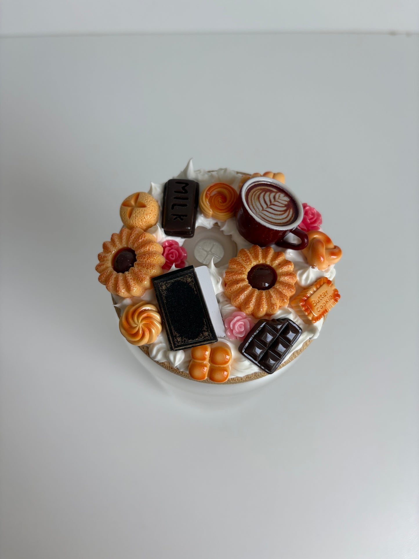 Canette verre effet chantilly