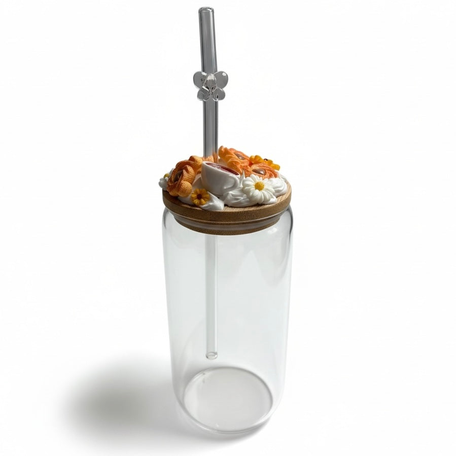 Canette verre effet chantilly